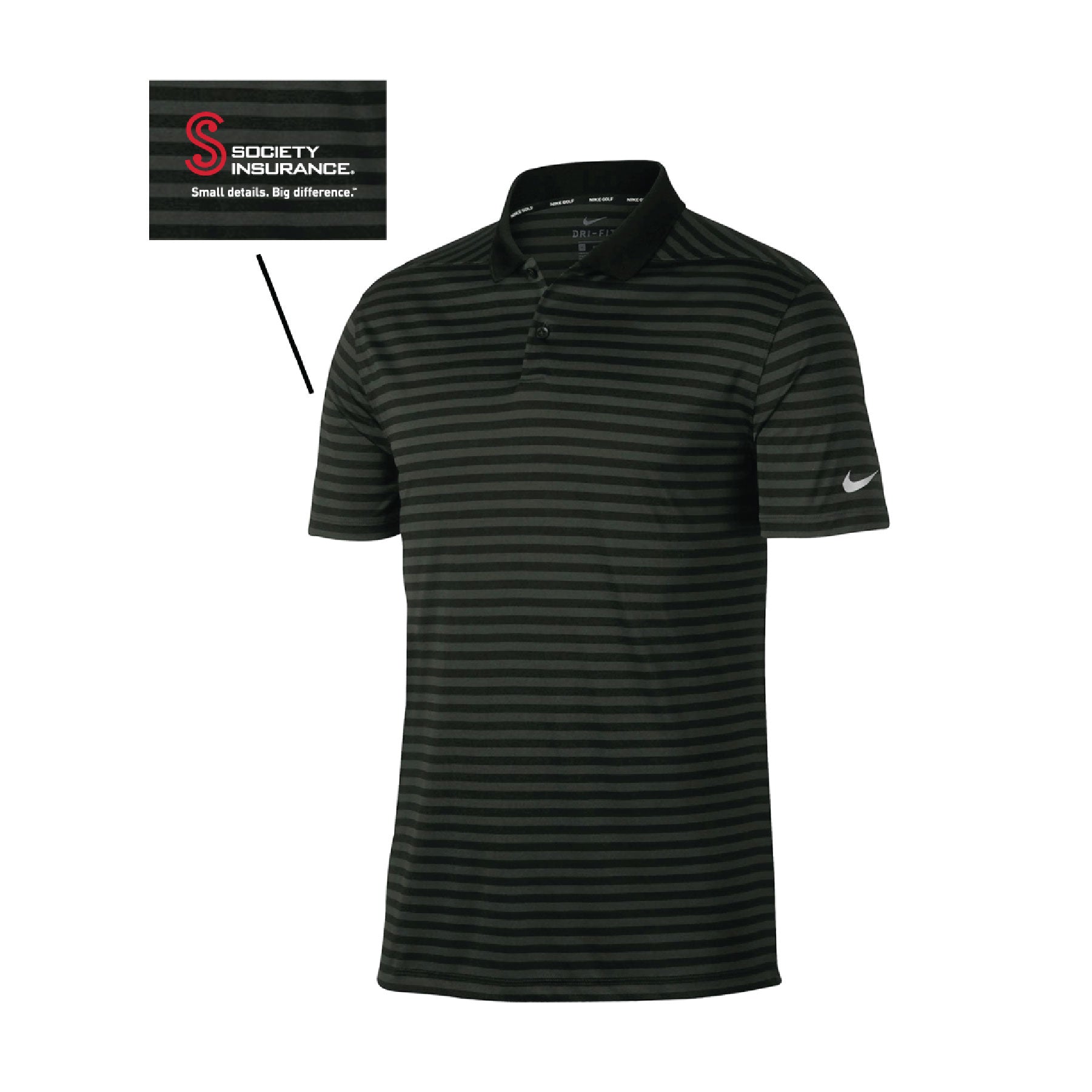 Men's Nike Dry Victory Striped Polo