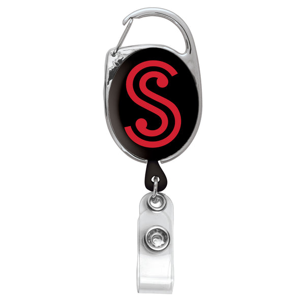 Oberlin Carabiner Style Retractable Badge Reel