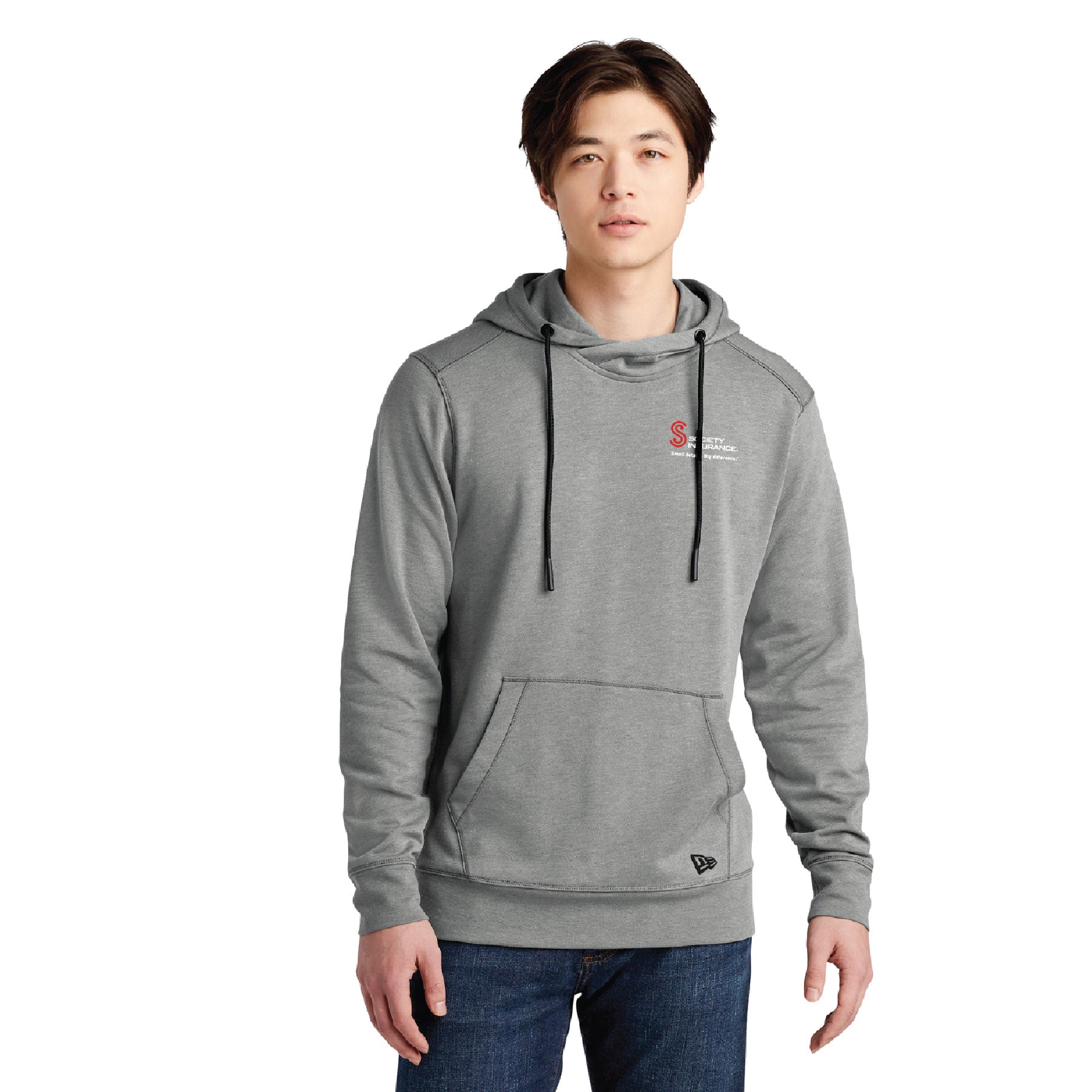 New Era Tri-Blend Fleece Pullover Hoodie