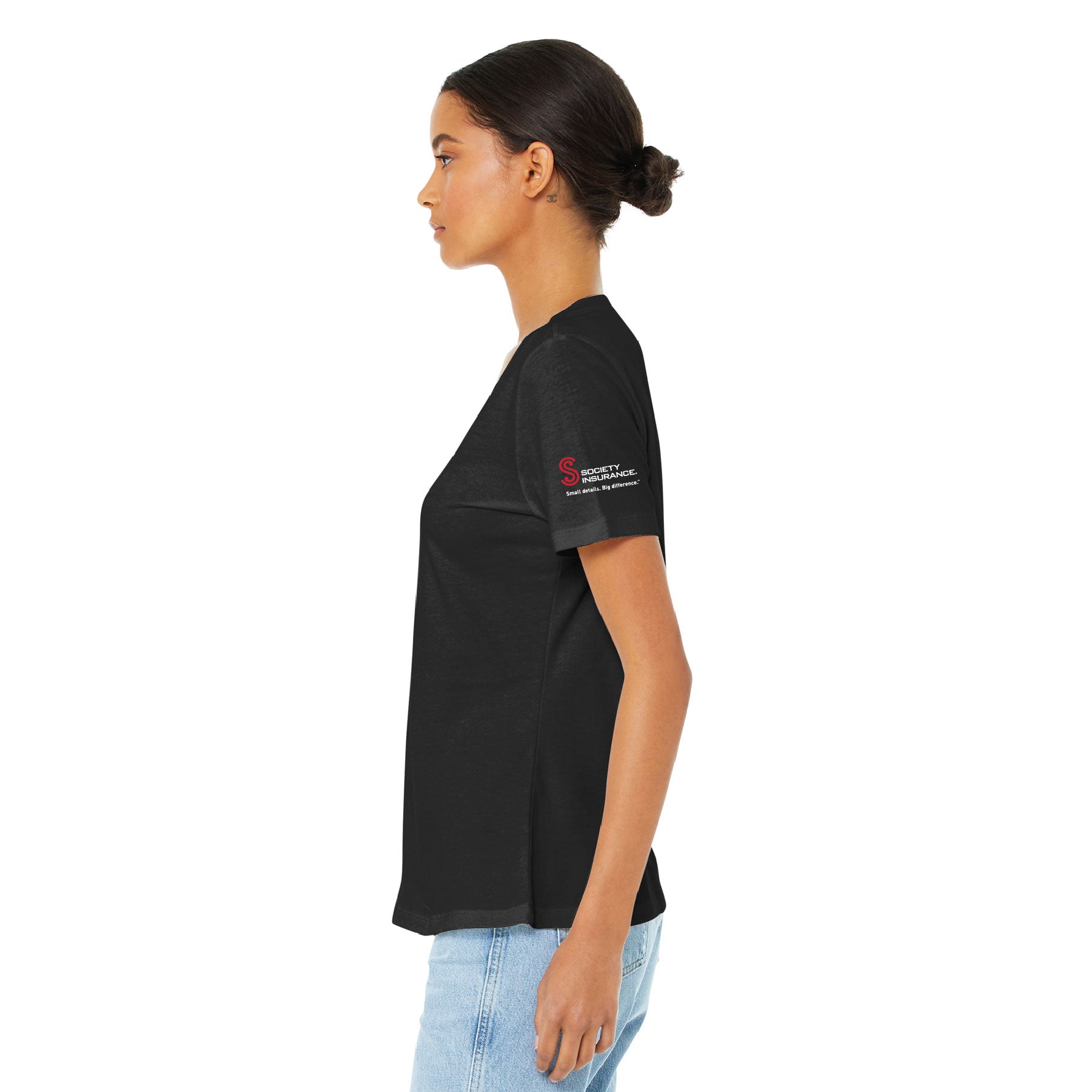 BELLA+CANVAS ® Women’s Relaxed Jersey Short Sleeve V-Neck Tee