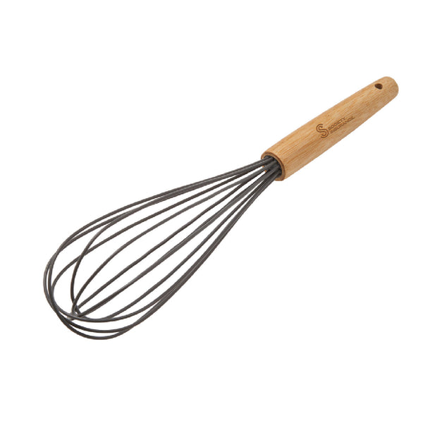 Silicone Whisk with Bamboo Handle Kitchen Tool